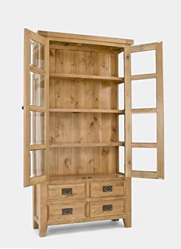 Elegance Oak Large Display Cabinet