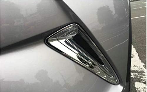 2pcs ABS Chrome Car Front Left + Right Grill Grille Cover Trim Molding Trim Molding Strip Decorative Emblems for Toyota C-HR CHR 2017 2018 2019 2020 2021 2022 2023
