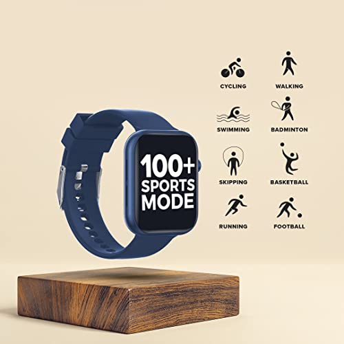 PAUZE-Spirit-Pro-Bluetooth-Calling-Smartwatch-18-Biggest-Display-Voice-Assistance100-Sports-Modes-in-Built-Games-SpO2-Heart-Rate-Monitoring-Blue