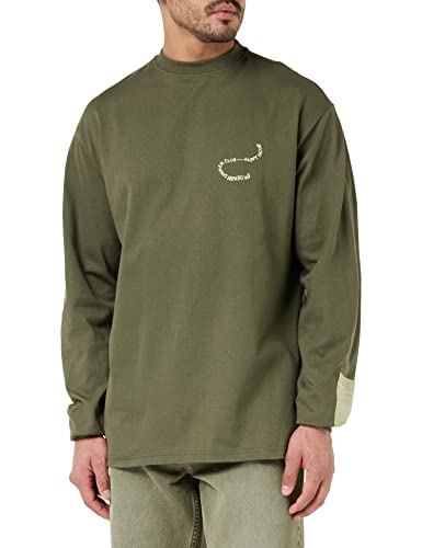 Dr. Denim Reno t-shirt manches longues homme au tissu premium et col côtelé