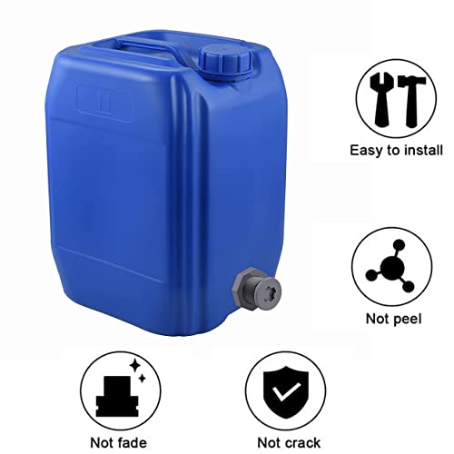 WANGCL 2 Pieces 1 Inch Internal thread PVC Bulkhead Fitting for Rain ...