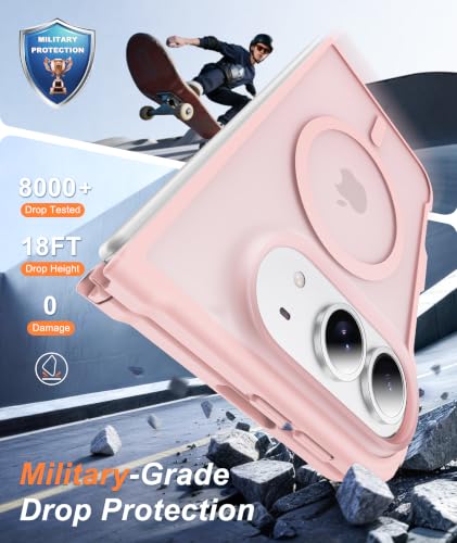 Image of FNTCASE for Phone 2026 Ultra Case /Phone Fold Phone Case Pink Translucent