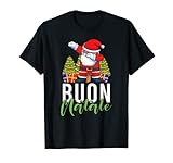 xmas santa claus buon natale dabbing babbo natale maglietta
