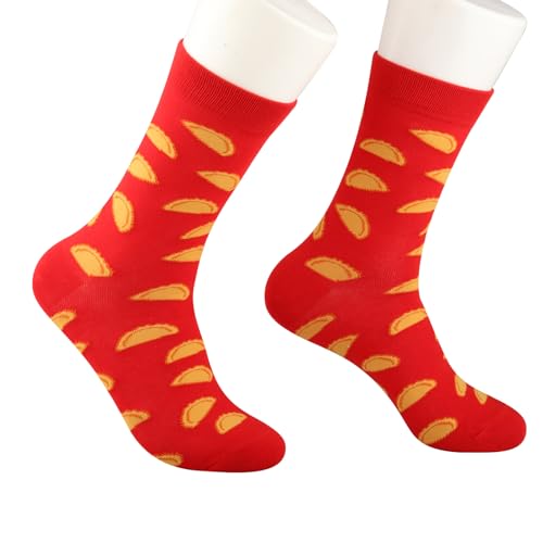 CENWA 1 Pair Pierogi Socks Polish Socks Pierogi Socks Lover Gift Dumpling Socks Gift for Polish Friend2