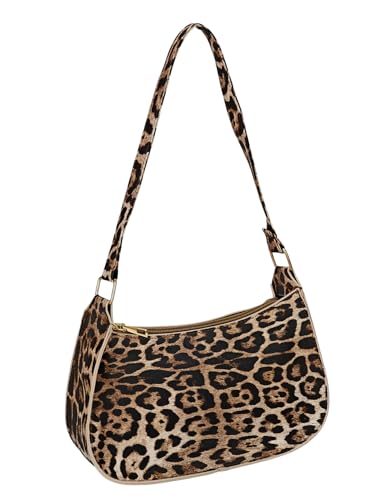 Women's Glossy Retro Underarm Purses Zipper Hobo Bags Clutch Shoulder Strap Tote Handbags Crescent Bags2