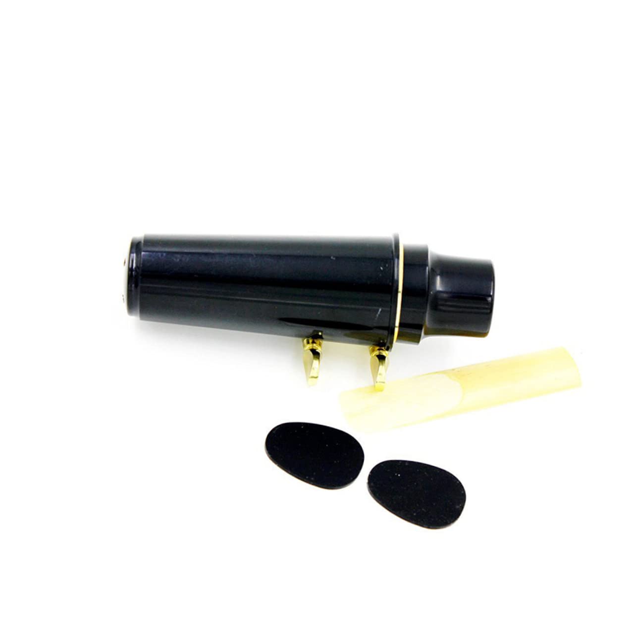 Toyvian 3stücke Alto Saxophon Zubehörset Mit Kissen Schutzkappe Und Rohrblatt Für Altsaxophon Leicht Und Tragbar Sicheres Halten Blattes Ansprechendes Design