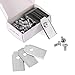 45 x Lames de Couteau en Titane pour Toutes Les Tondeuses Robotiques Husqvarn/Automower/ Yardforce/Gardena(3g-0.75mm) Avec 45 Vis, Lames de Rechange pour Modèles 105,310,315,320,420,430x,r40i