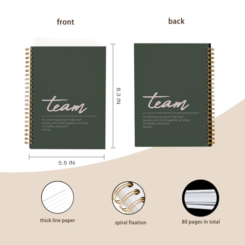 Carnet de notes vert hold fizz pour résoudre l'organisation d'équipe - 4