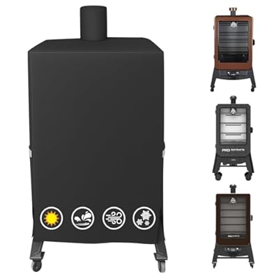 Utheer Grill Cover for Pit Boss 4/5/7 Series Vertical Smokers, PBV4PS1, PBV5PW1, PBV4PS2, PBV5P1, Pro Series 4/5/7, Heavy Duty 600D Waterproof Fabric Grill Cover for Pitboss 73550