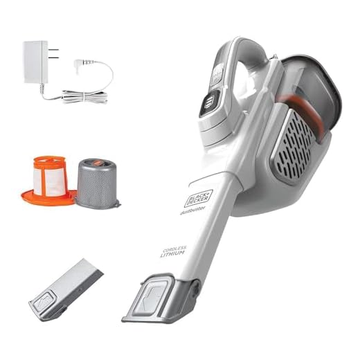 BLACK+DECKER Aspirador portátil Dustbuster, sem fio, AdvancedClean+, branco (HHVK320J10)