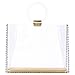 Women Elegance Clear Tote Bag Acrylic Transparent Handbag Evening Party Purse for Stadium