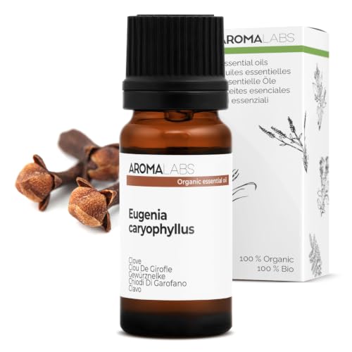 Clavo de Olor BIO (Eugenia caryophyllus) - 10 mL - Aceite Esencial Quimiotipado y Certificado AB - Aroma Labs