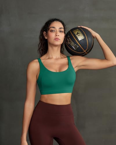 Image of RUNNING GIRL Sports Bra for Women High Support, Molded Cup Supportive High Impact Sports Bras with Sewn in Pads