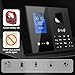 JIAN BOLAND Time Clock-Time Clocks for Employees Small Business-Badges& Fingerprint Attendance Machine, 0 Monthly Fee Office in/Out Punch Clock, with 5 Badges-T200