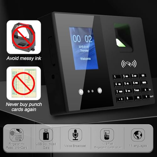 JIAN BOLAND T200 Employee Fingerprint Time Clock by JIAN BOLAND - Image 2