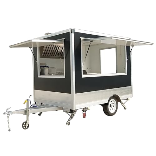 Food Trailer Fully Equipment with Salad Bar Concession Trailers for Sale Hot Dog Carts for Commercial Use Mobile Fast Food Cart Mobile Coffee Bar