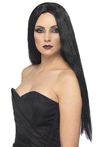 Preisvergleich Produktbild Smiffys Damen Hexen Perücke, 61cm, Schwarz, 25880