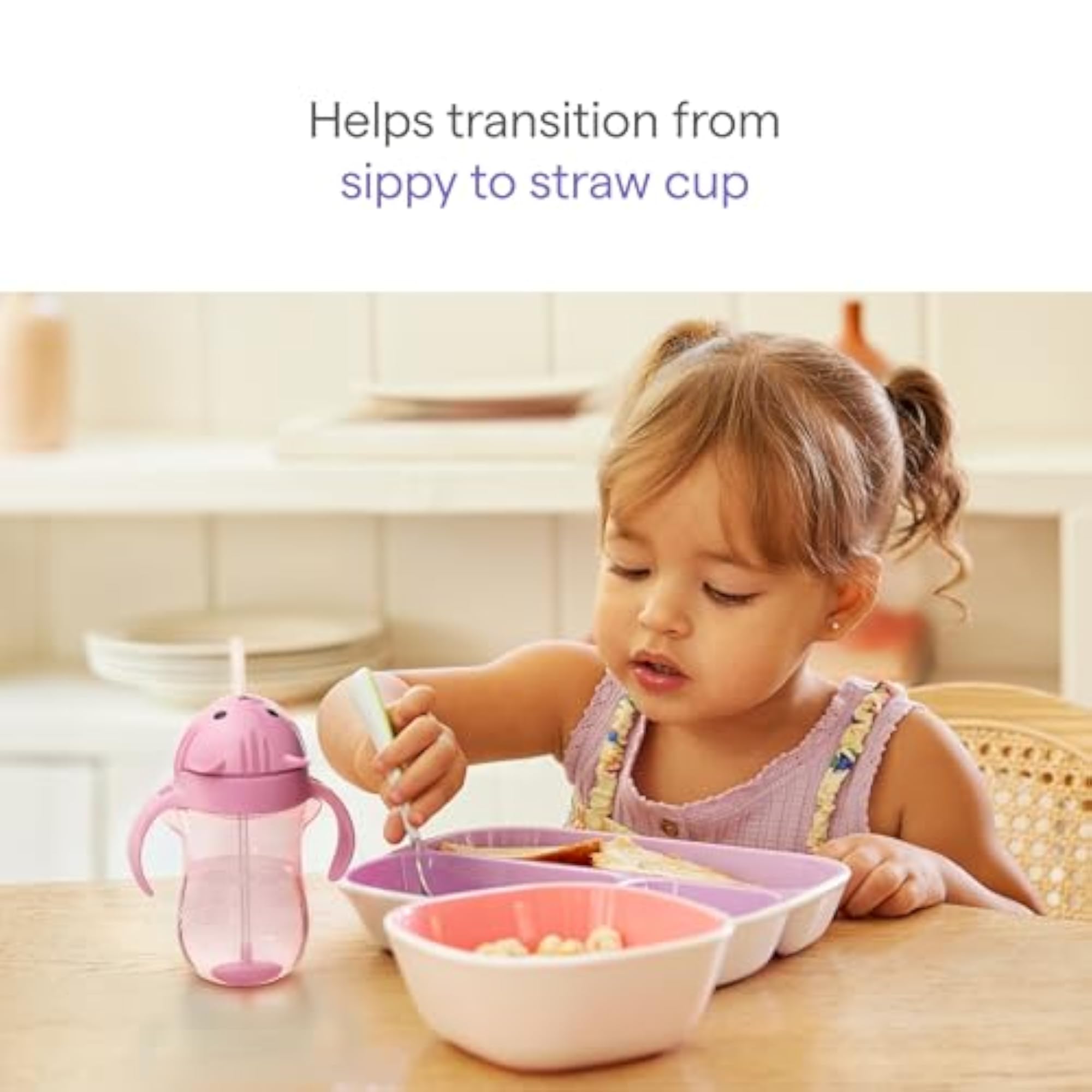 Any Angle Weighted Straw Trainer Cup, BPA Free
