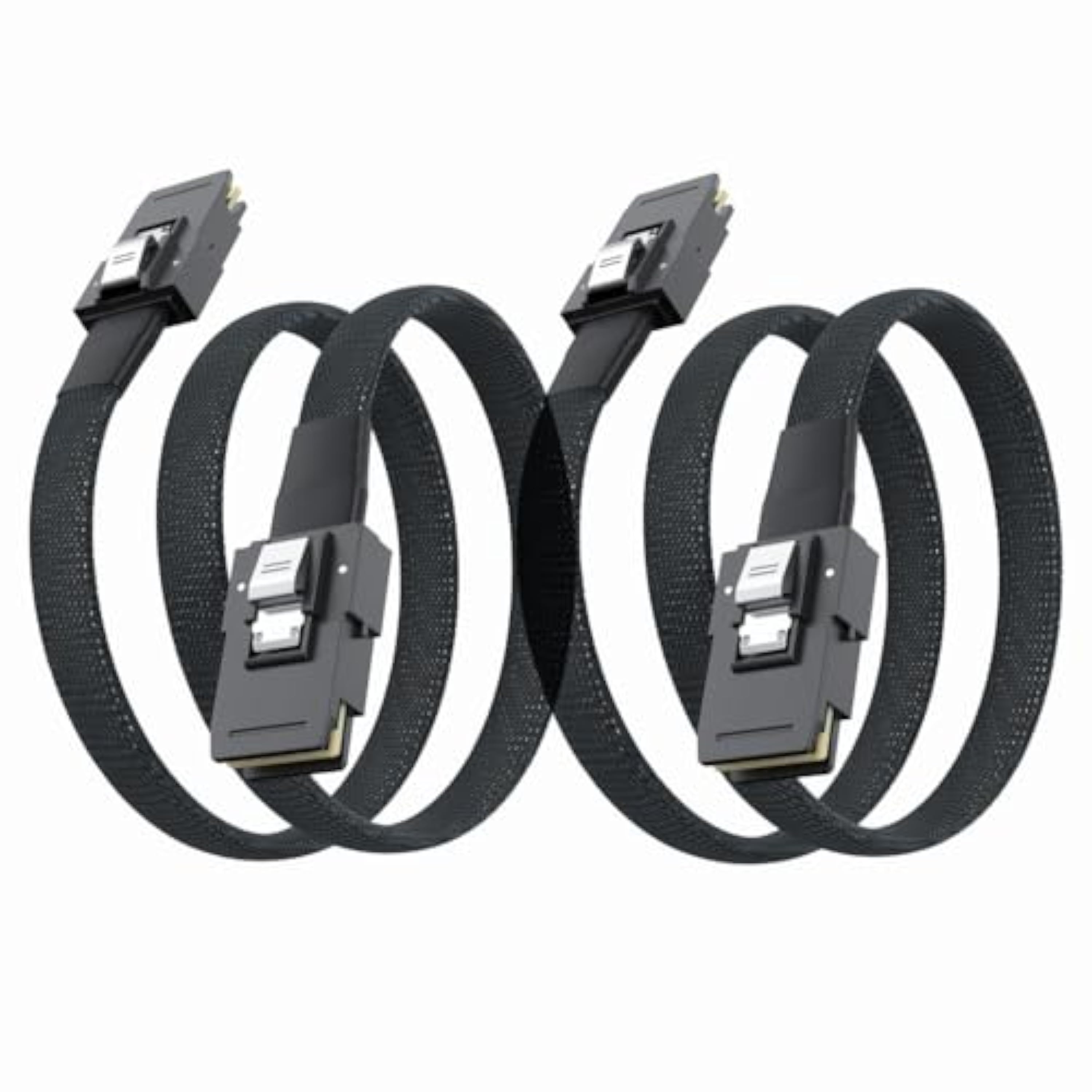 10Gtek [2 Pack Mini SAS Cable, Mediante la tecnología de 3 M Twin Axial Cable 8087 1-Meter
