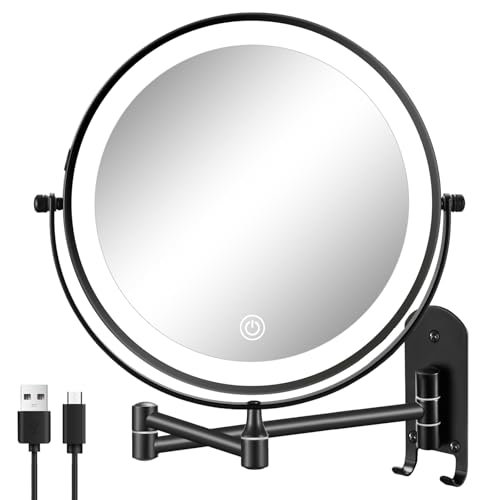 Espejo de Maquillaje Luminoso Montado Pared 9"