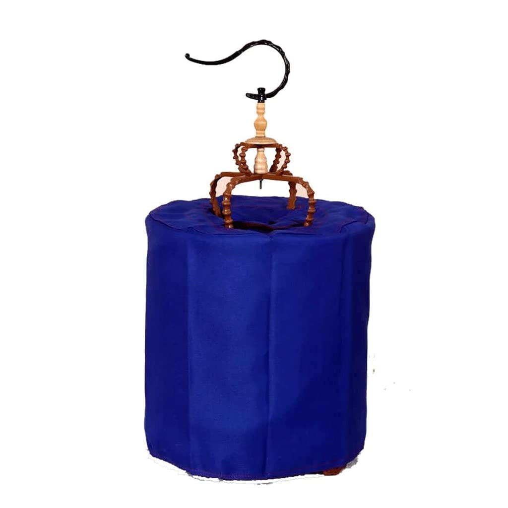 Jaula para pájaros, Jaula para pájaros, jaulas Redondas para pájaros, transportines para pájaros pequeños, Jaula Colgante Retro para pájaros, jaulas de Techo Plano de ABS (B3)