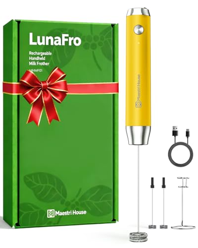Maestri House Wiederaufladbarer Milchaufschäumer...