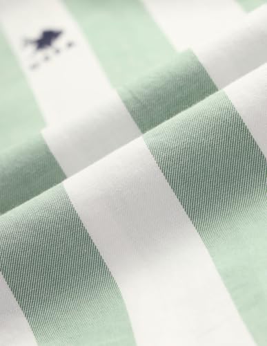 Image of U.S. Polo ASSN. Striped Regular Fit Cotton Shirts for Men - 100% Cotton, Full Sleeve Mens Casual Shirts