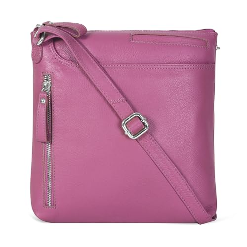 Image of Leather Crossbody Bags for Women - Ladies Sling Handbags - Medium Cross body Purses Handbags - Purses For Women