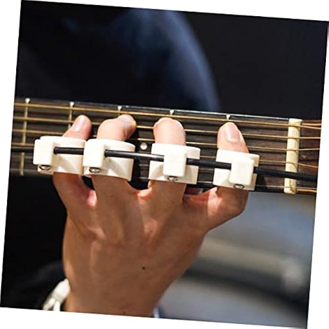 Toyvian Finger Expander Sleeve for Guitar Ukulele Piano Beginners Finger Stretcher Tool to Flexibility Strengthen Span Reduce Fatigue for Hands