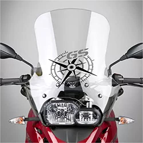Sticker boussole premium pour saute-vent moto f850 r1200 r1250 GS noir gris