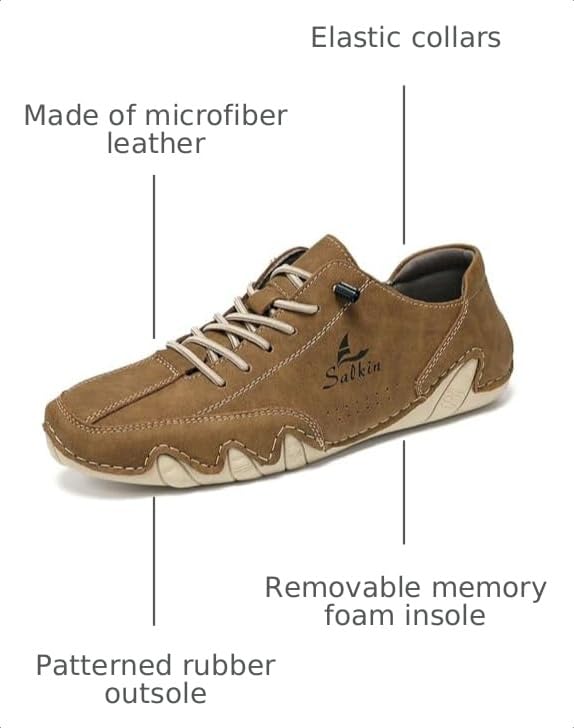 Image of Driving Shoes for Men Casual Shoes Men Loafers Mens Fashion Shoes Comfort Sneakers Walking