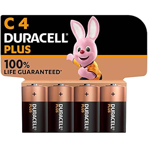 Piles Duracell Plus C (lot de 4) Cover
