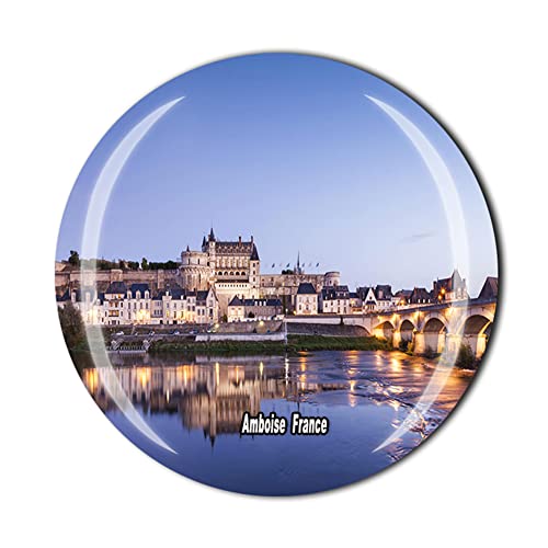 Amboise Francia magnete da frigorifero cristallo turistico Souvenir regalo da collezione adesivo magnetico frigorifero