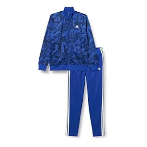 adidas Unisex Kids Essentials Allover Print Track Suit Kids Tracksuit