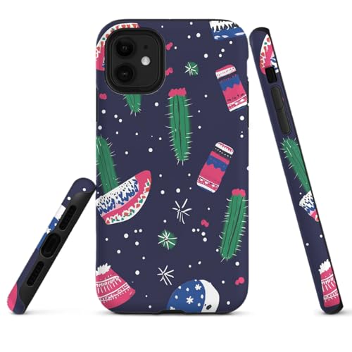 HYPESTYLE Cinco De Mayo Phone Case Compatible with iPhone 16e 15 pro max 14 13 12 Compatible with Samsung Galaxy S25 S24 FE S22 Dual Layer Sturdy Shockproof Full Protection with Mag-Safe