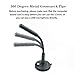 LANDIBO 3.5mm Male Microphone, Plug and Play Desktop Laptop gooseneck Microphone, Suitable for Games, Meetings, Recording, podcasts, Games, and Online Chat