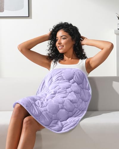 Kivik Weighted Lap Blanket, 7lbs Weighted Lap Pad for Adults, 24"x29"