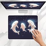 【DIMENSIONS DU TAPIS DE SOURIS】 : Ce tapis de souris mesure 320 x 260 x 3mm. C'est la taille idéale pour déplacer votre souris confortablement. Ce tapis est entièrement compatible avec les souris optiques