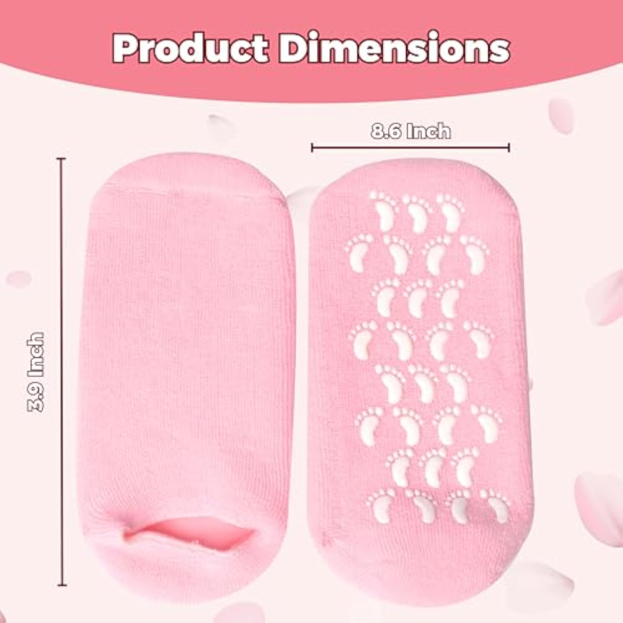 Comfort Gel Socks for Men and Women, Purple