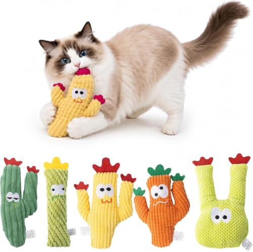 Hierba gatera para gatos de interior que juegan solos en el salón 2