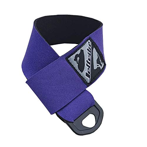 Image of Jettribe Jet Ski Lanyard Neoprene Loop Wrist Band | Neoprene Floating Kill Switch Key Cord Attachment PWC Accessories (Purple)