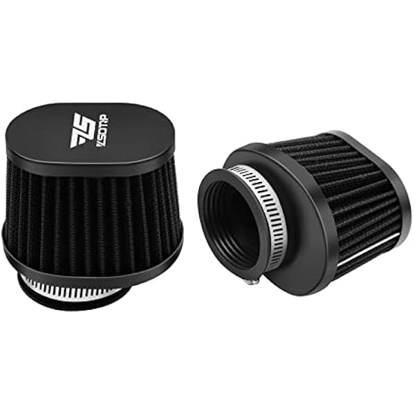 2 szt. Filtr powietrza motocyklowego, uniwersalny, 50 mm, wymienny filtr Dirt Bike, wysokowydajne filtry powietrza, pasuje do czyszczenia gaźnika motocrossowego, do skutera, motoroweru, ATV,