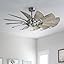 Antique Nickel, 52''W Ceiling Fan