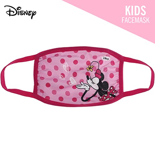 Concept One Disney Minnie Mouse Pink Polka Dots Kids Face Mask, Multi #TOP1