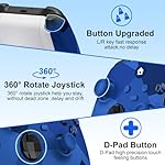 BUERTT Xbox One Controller,Xbox Controller Wireless for Xbox One, Xbox Series X/S,Wireless Controller with 3.5mm Audio Jack,with 2.4GHz Wireless Adapter,Camo Blue - Image 4