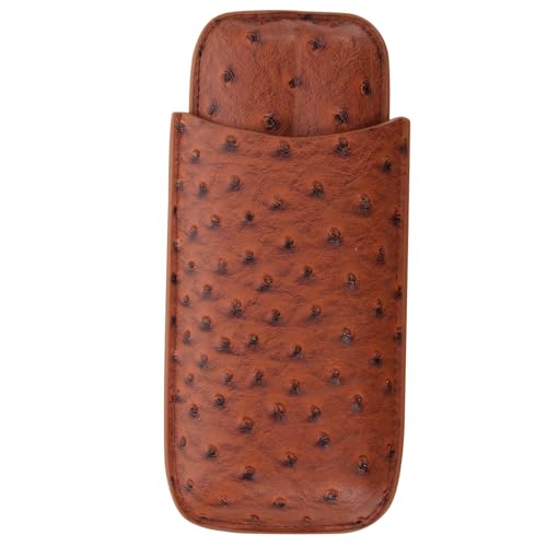 Estuche de cuero para puros, el regalo distinguido con humidor portátil