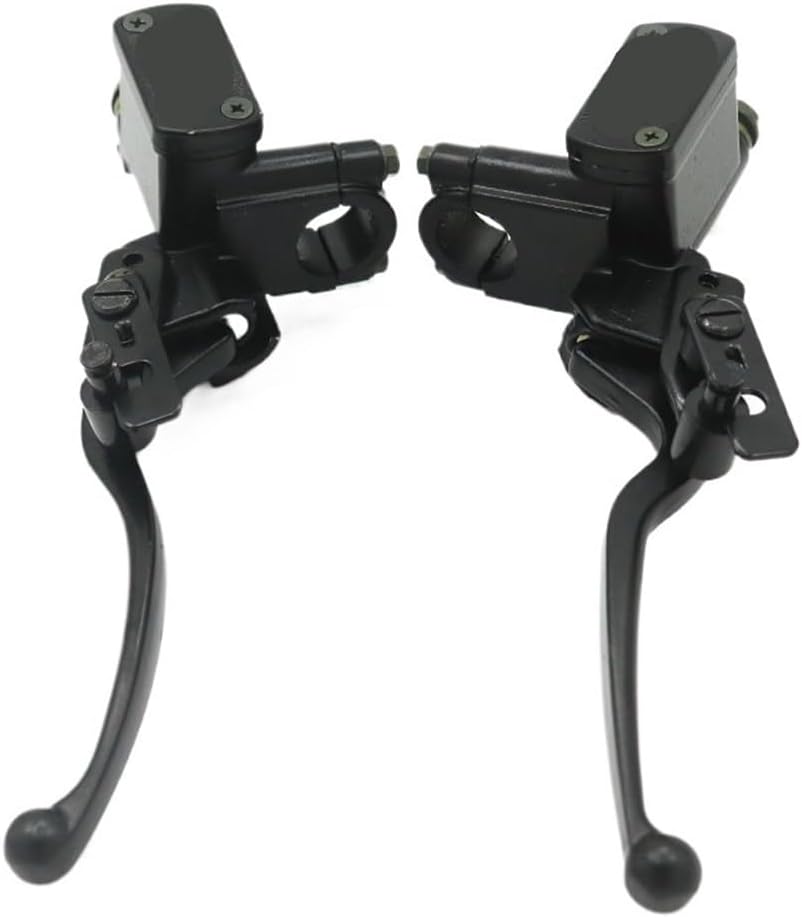 Motorcycle Brake Lever Motorcycle Cylinder Hydraulic Brake Lever Clutch Lever Pump Left Right for 50cc-250cc Dirt Bike Motorcycle Clutch Lever