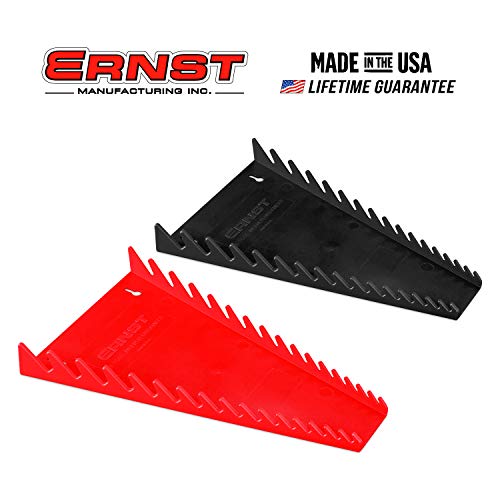 Ernst Manufacturing 16-Tool Wrench Trays, Red And Black (8530) #TOP1