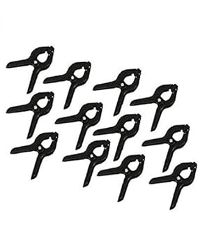 Powerpak 12 PCS Photography Backdrop Support Spring Clamp 4.3