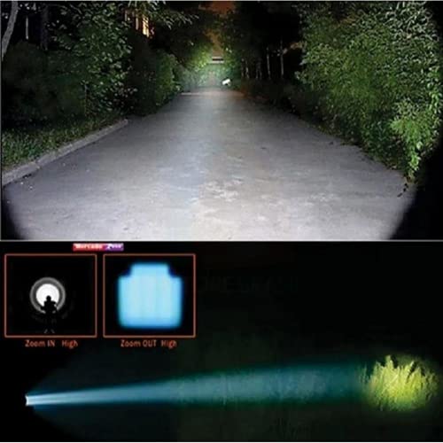 Lanterna Tática Recarregável LED T6 X9000